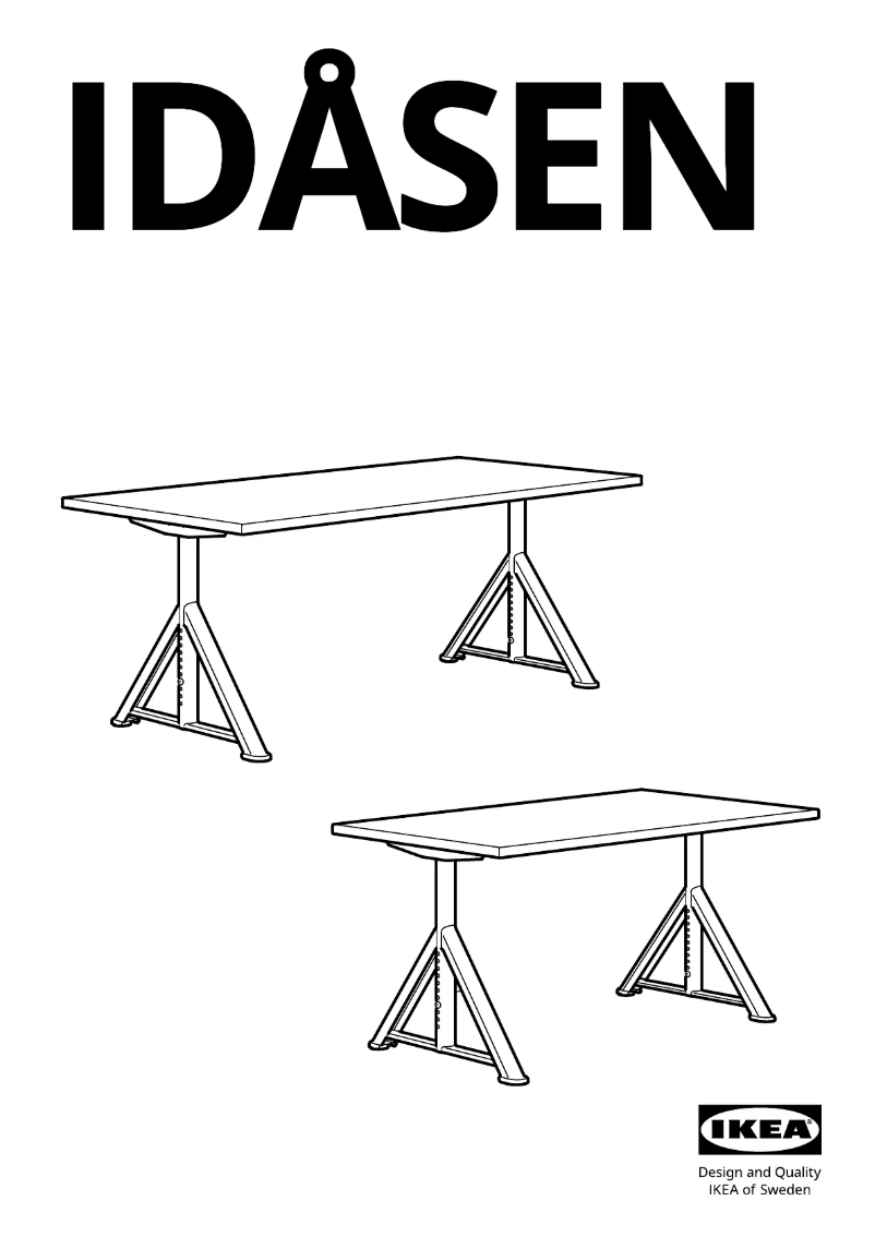 Image de la première page du manuel de l'appareil IDÅSEN 803.609.89