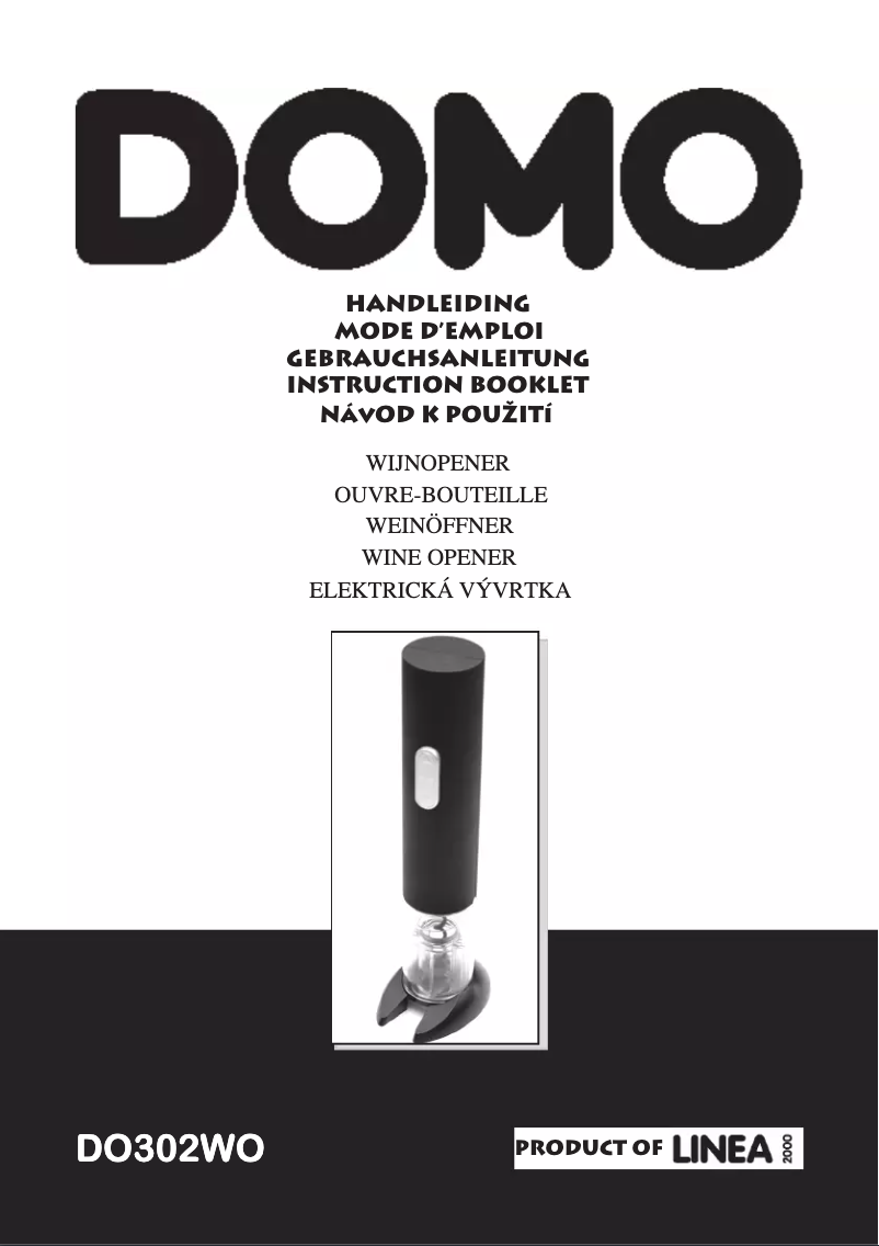 Page 1 de la notice Manuel utilisateur Domo DO302WO