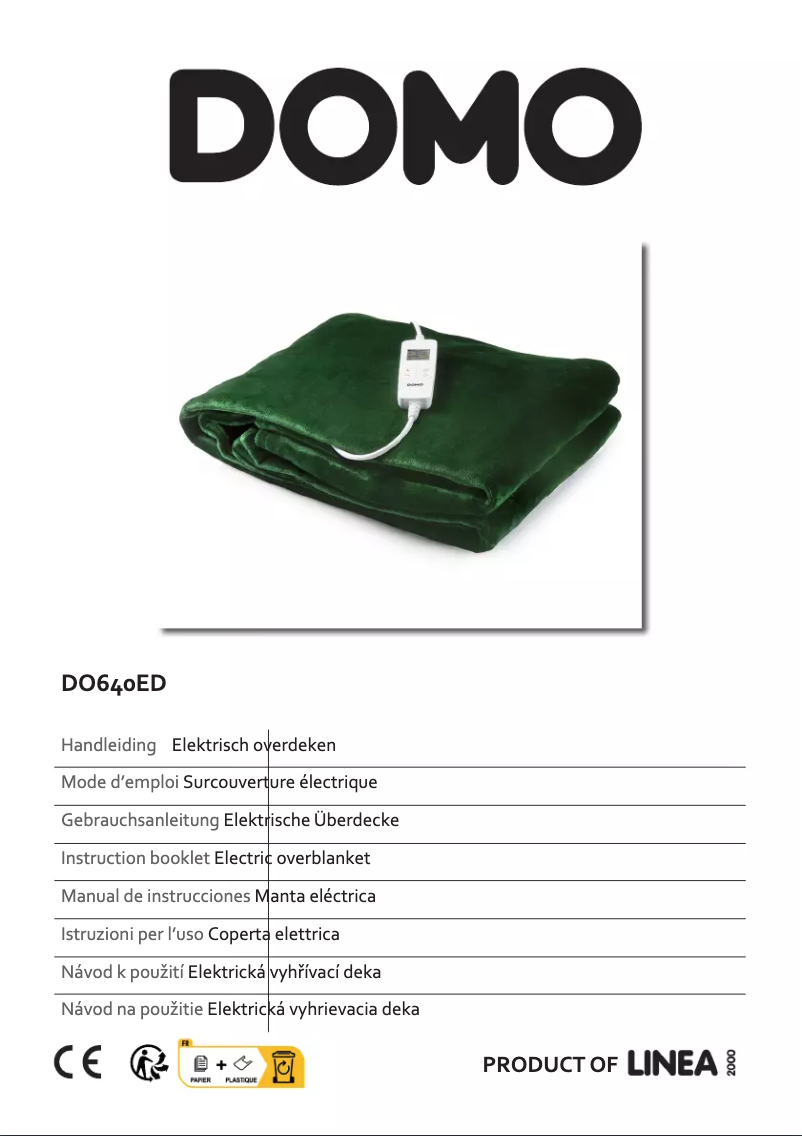 Page n°1 - Manuel utilisateur Domo DO640ED