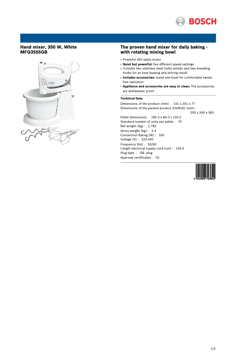 Image de la première page du manuel de l'appareil MFQ3555GB