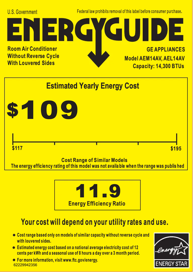 Image de la première page du manuel de l'appareil AEL14AV