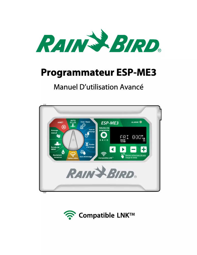 Página 1 del manual Manual de usuario Rain Bird ESP-ME3