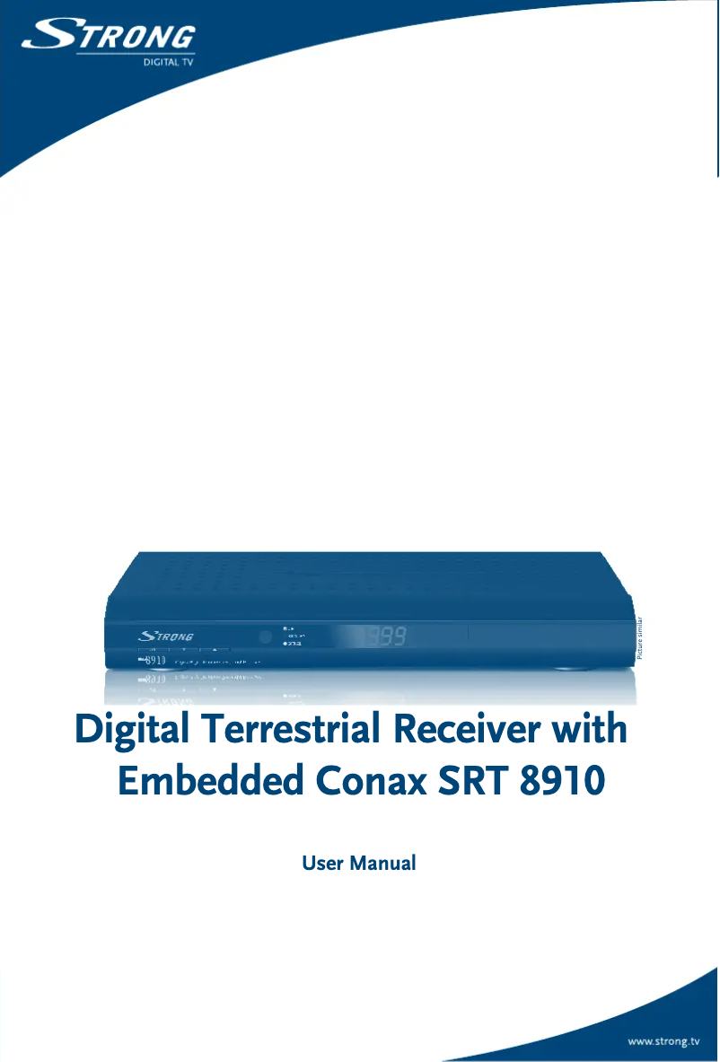 Page 1 de la notice Manuel utilisateur Strong SRT 8910