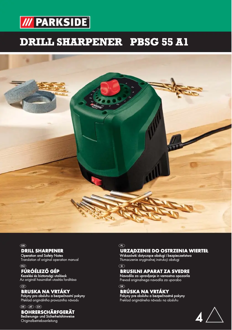 Page n°1 - Manuel utilisateur Parkside PBSG 55 A1