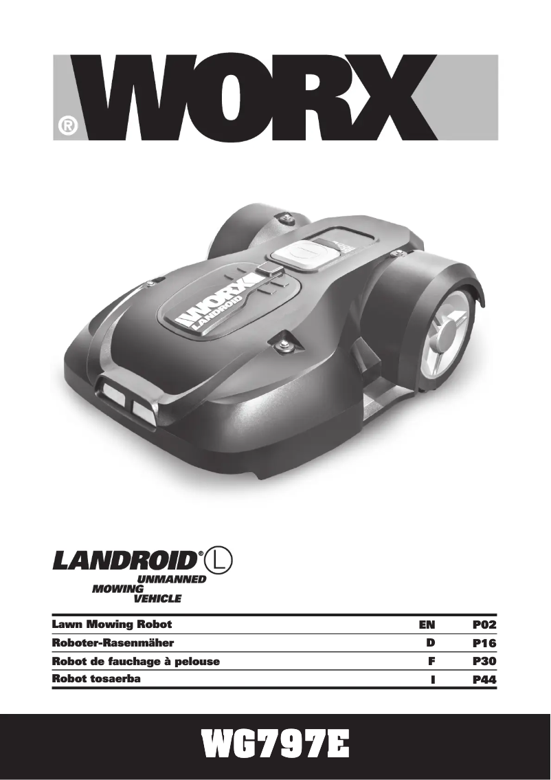 Page n°1 - Manuel utilisateur Worx Landroid L WiFi