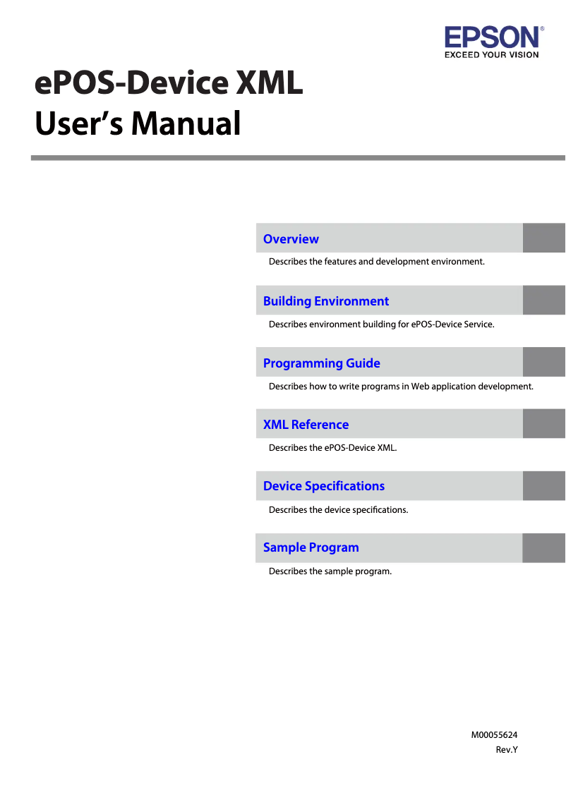 Page n°1 - Manuel utilisateur Epson OmniLink TM-L100