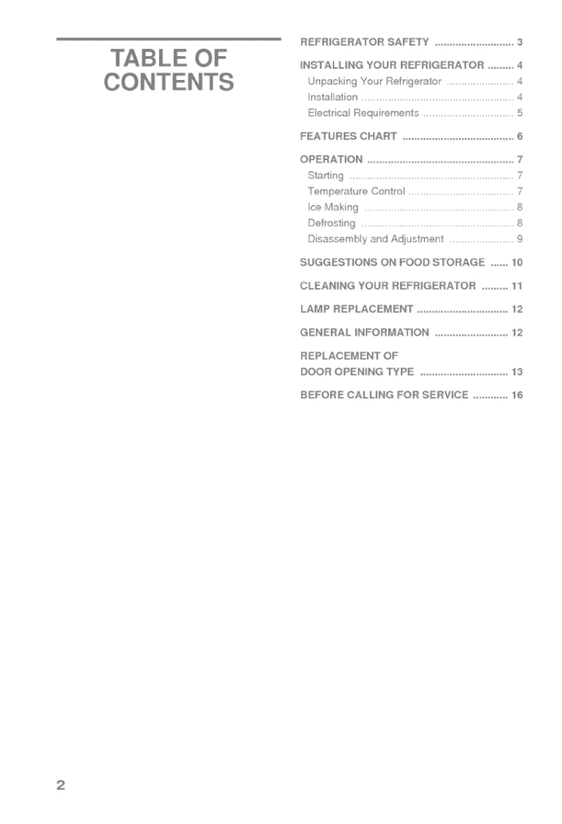 Page 1 de la notice Manuel utilisateur LG GR-721RW