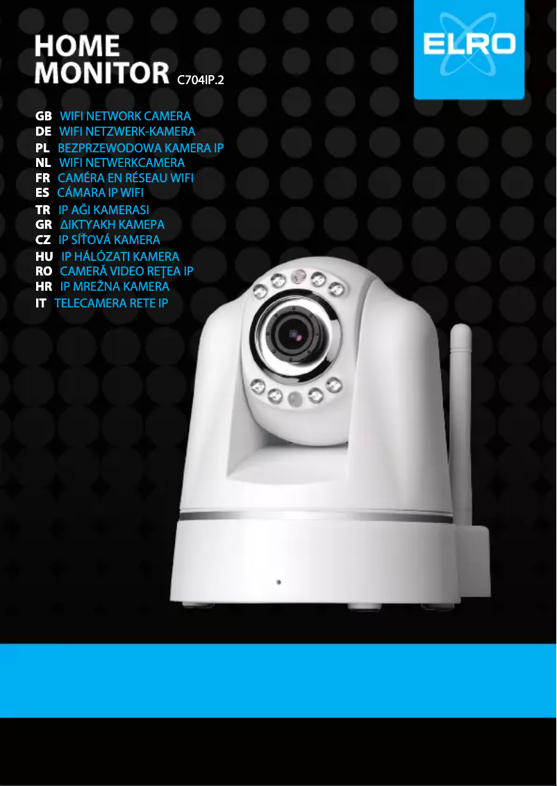 Page n°1 - Manuel utilisateur Elro C704IP.2