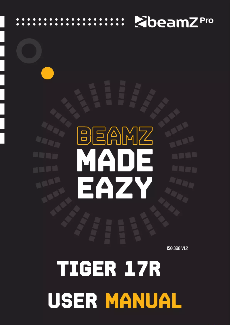 Image de la première page du manuel de l'appareil Tiger 17R