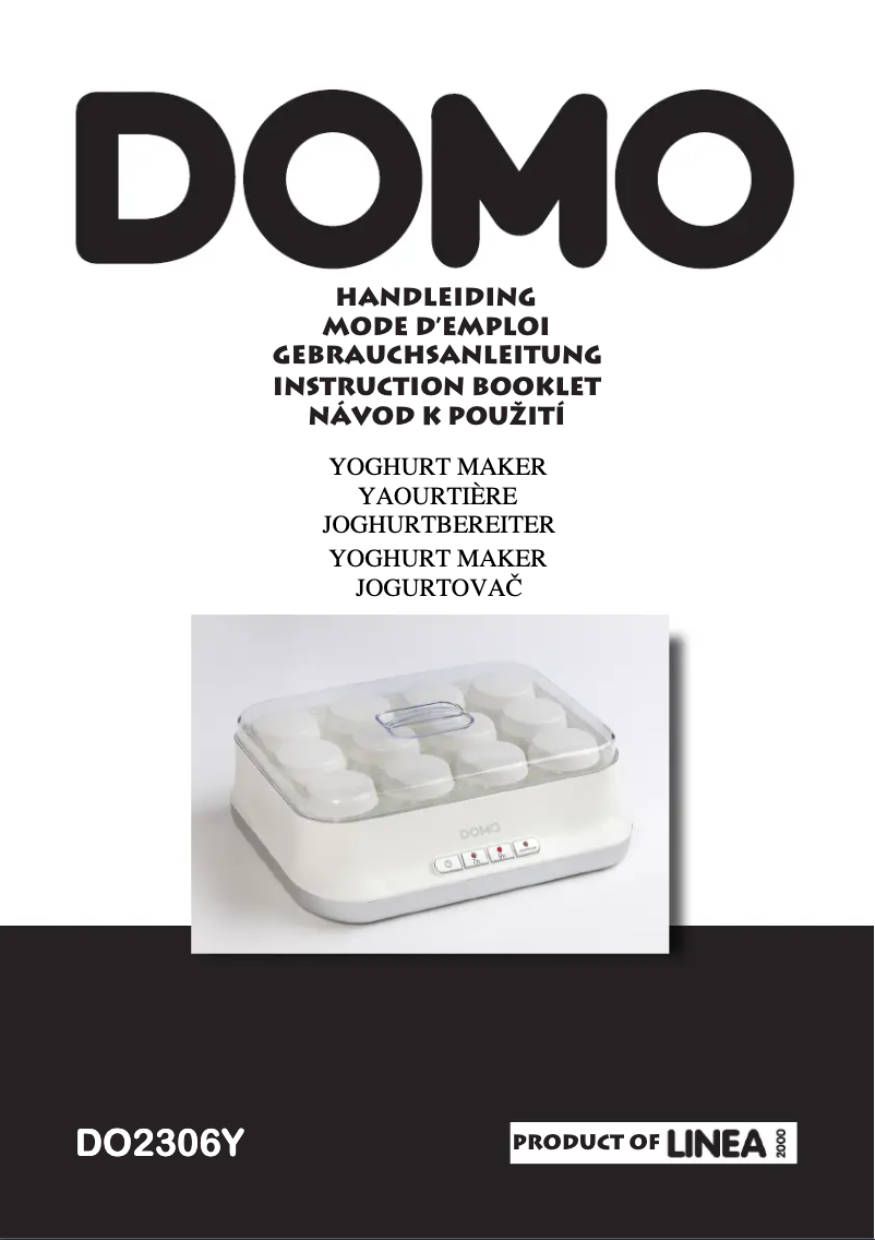 Page 1 de la notice Manuel utilisateur Domo DO2306Y