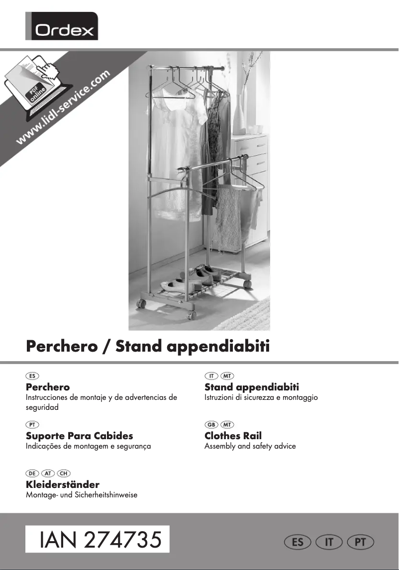 Page n°1 - Manuel utilisateur Ordex HG01023