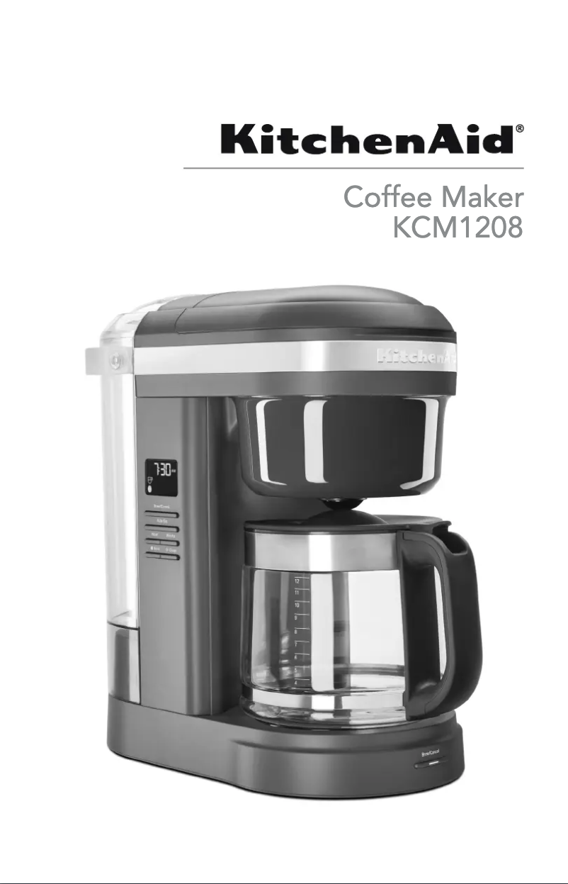 Page n°1 - Manuel utilisateur KitchenAid KCM1208