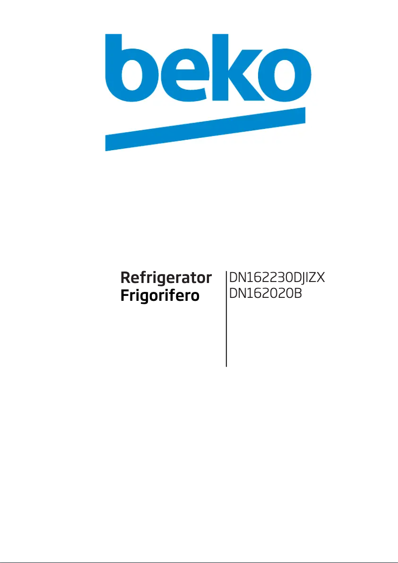 Page n°1 - Manuel utilisateur Beko DN162230DJIZX