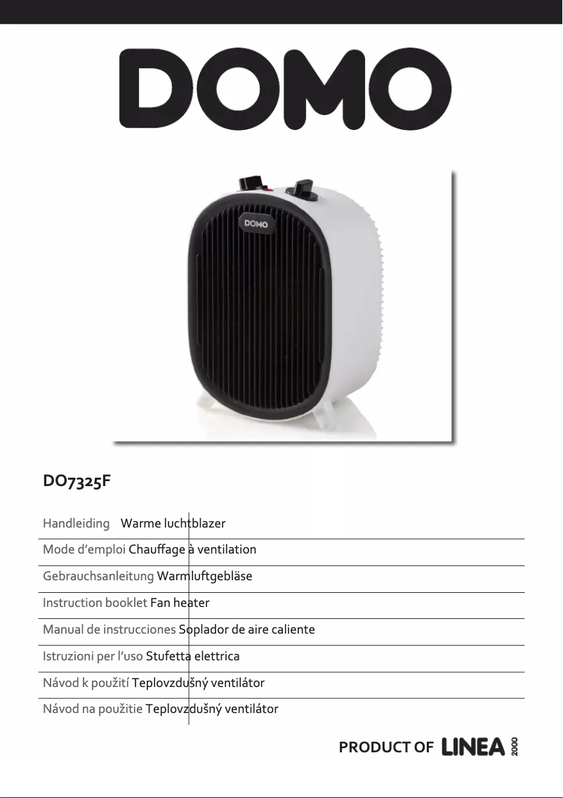 Page 1 de la notice Manuel utilisateur Domo DO7325F