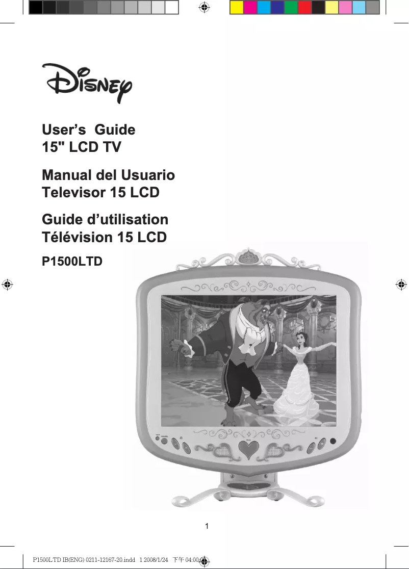 Page 1 de la notice Manuel utilisateur Soundmaster P1500LTP