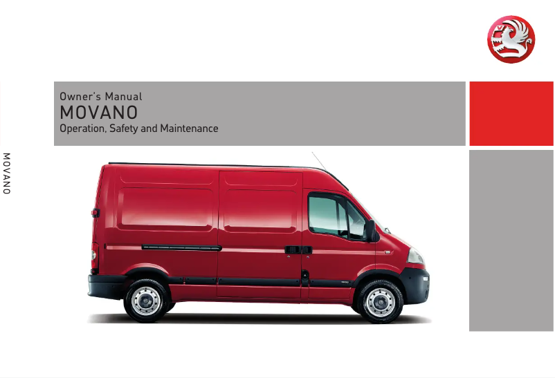 Page 1 de la notice Manuel utilisateur Opel Movano (2007)