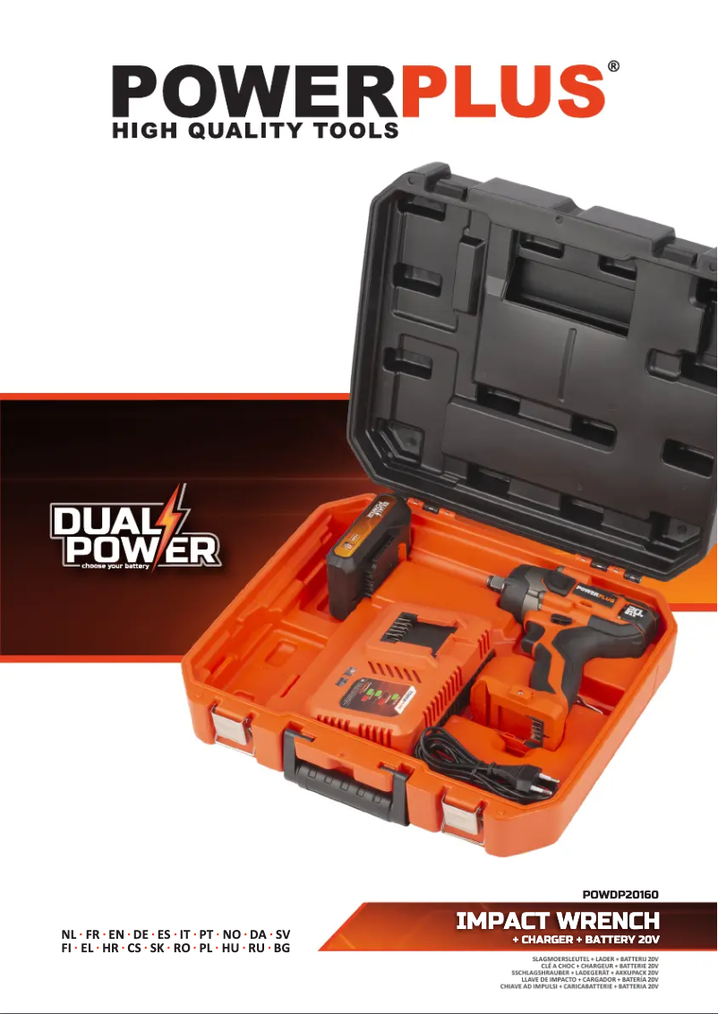 Page 1 de la notice Manuel utilisateur PowerPlus POWDP20160