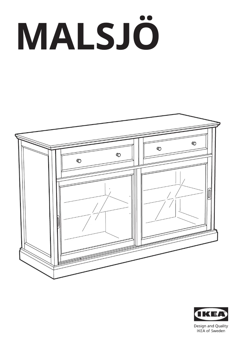 Imagen de la primera página del manual del dispositivo MALSJÖ 003.277.72