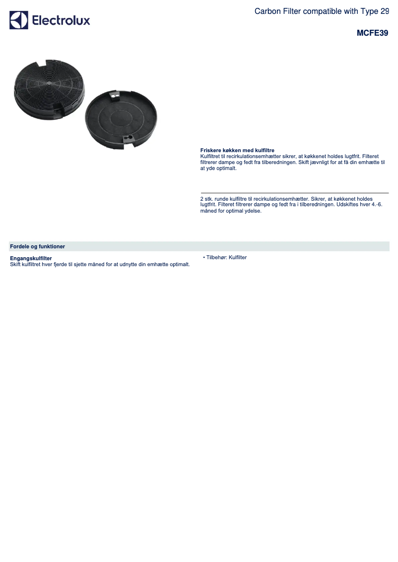 Page n°1 - Manuel utilisateur Zanussi MCFE39