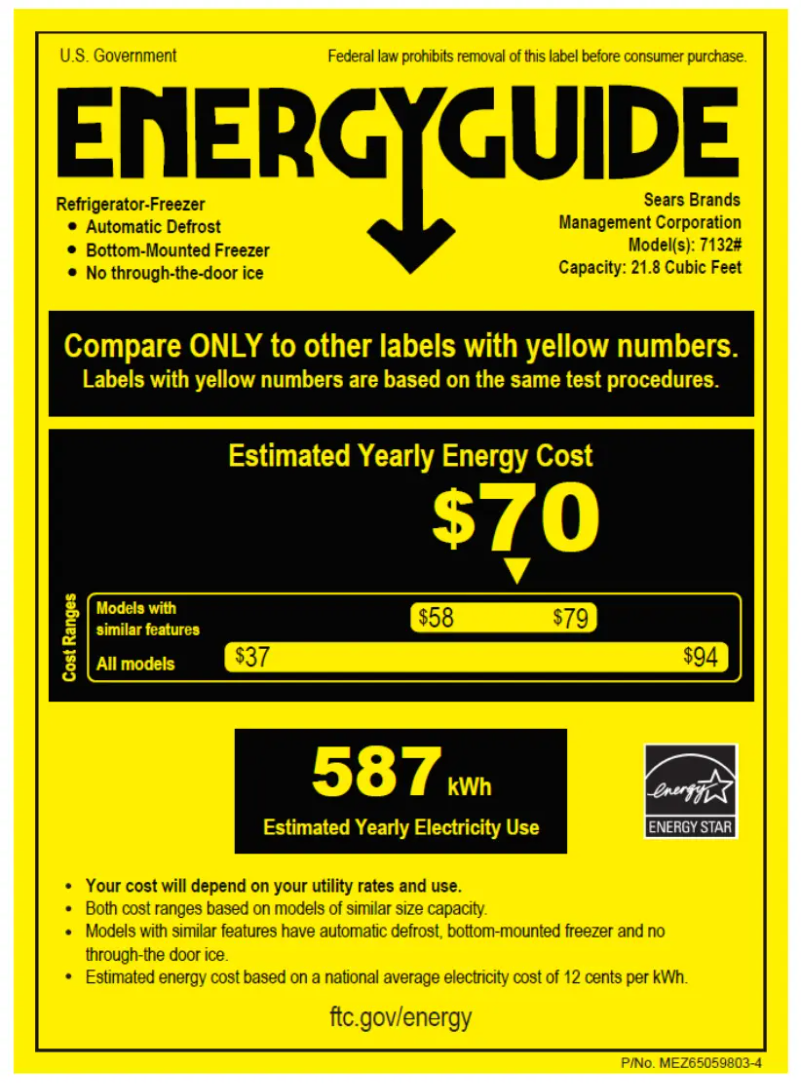 Page 1 de la notice Manuel utilisateur Kenmore 71323