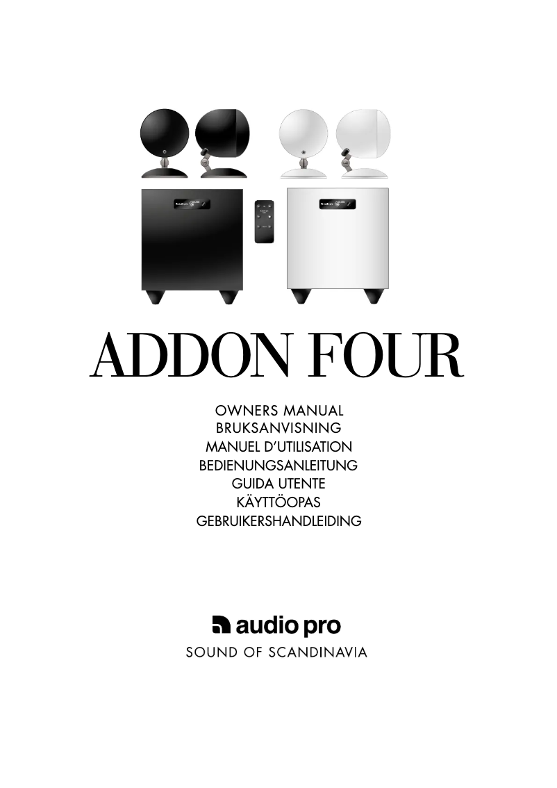Image de la première page du manuel de l'appareil Addon FOUR