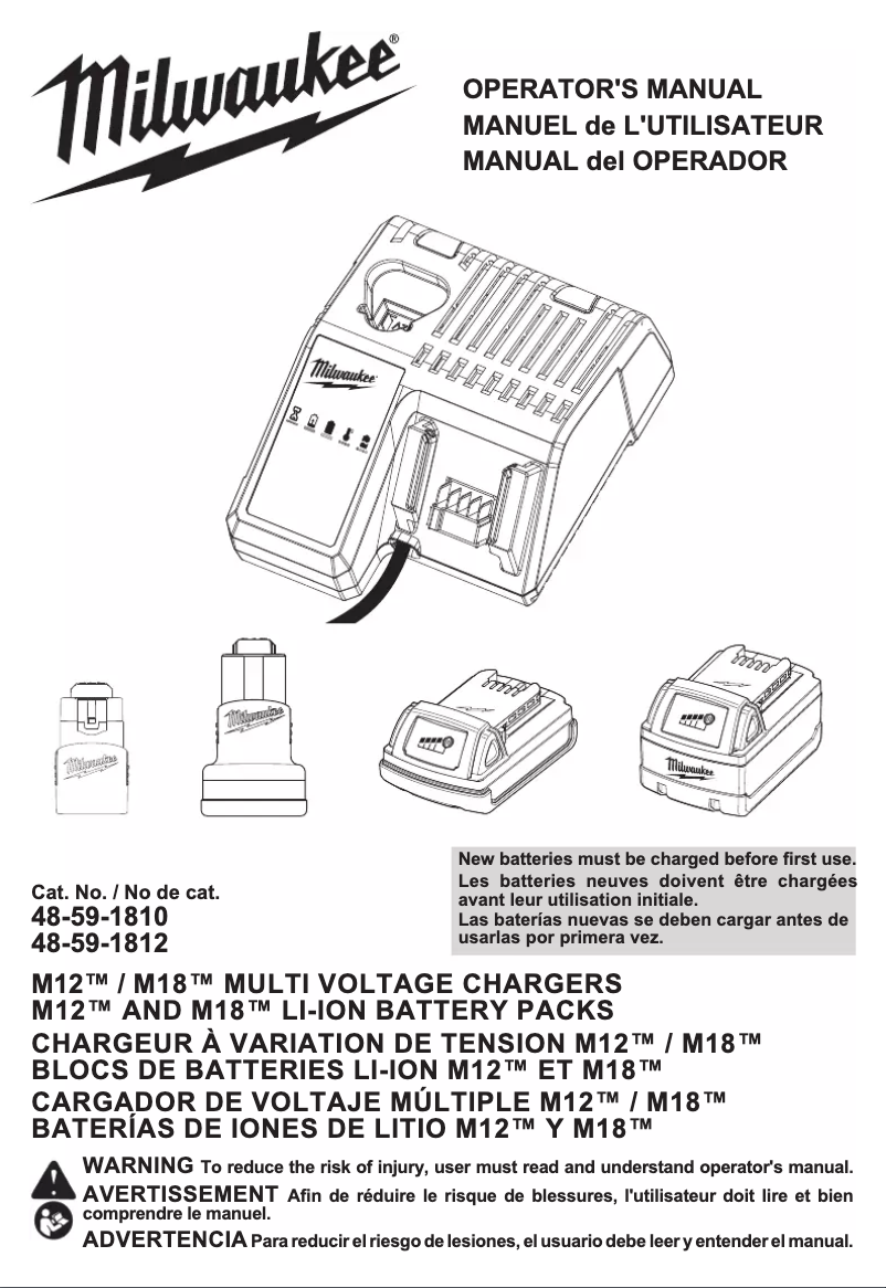 Imagen de la primera página del manual del dispositivo 48-59-1812