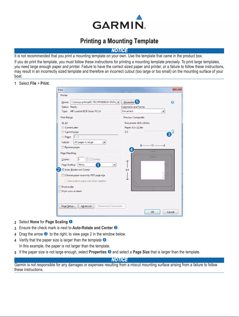Page 1 de la notice Mode d'emploi Garmin GT41-TH