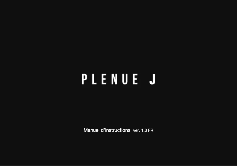 Página 1 del manual Manual de usuario Cowon Plenue J