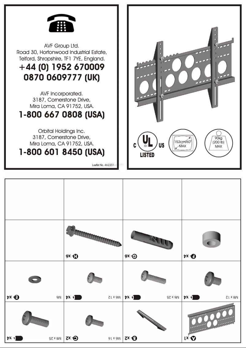 Página 1 del manual Manual de usuario AVF LF000