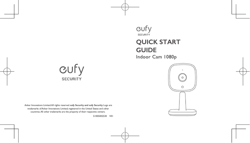 Page 1 de la notice Manuel utilisateur Eufy Solo IndoorCam C22