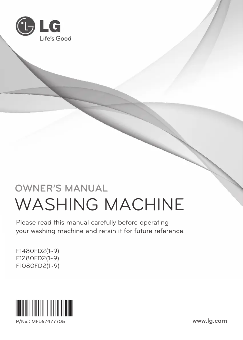 Página 1 del manual Manual de usuario LG F1480FD2