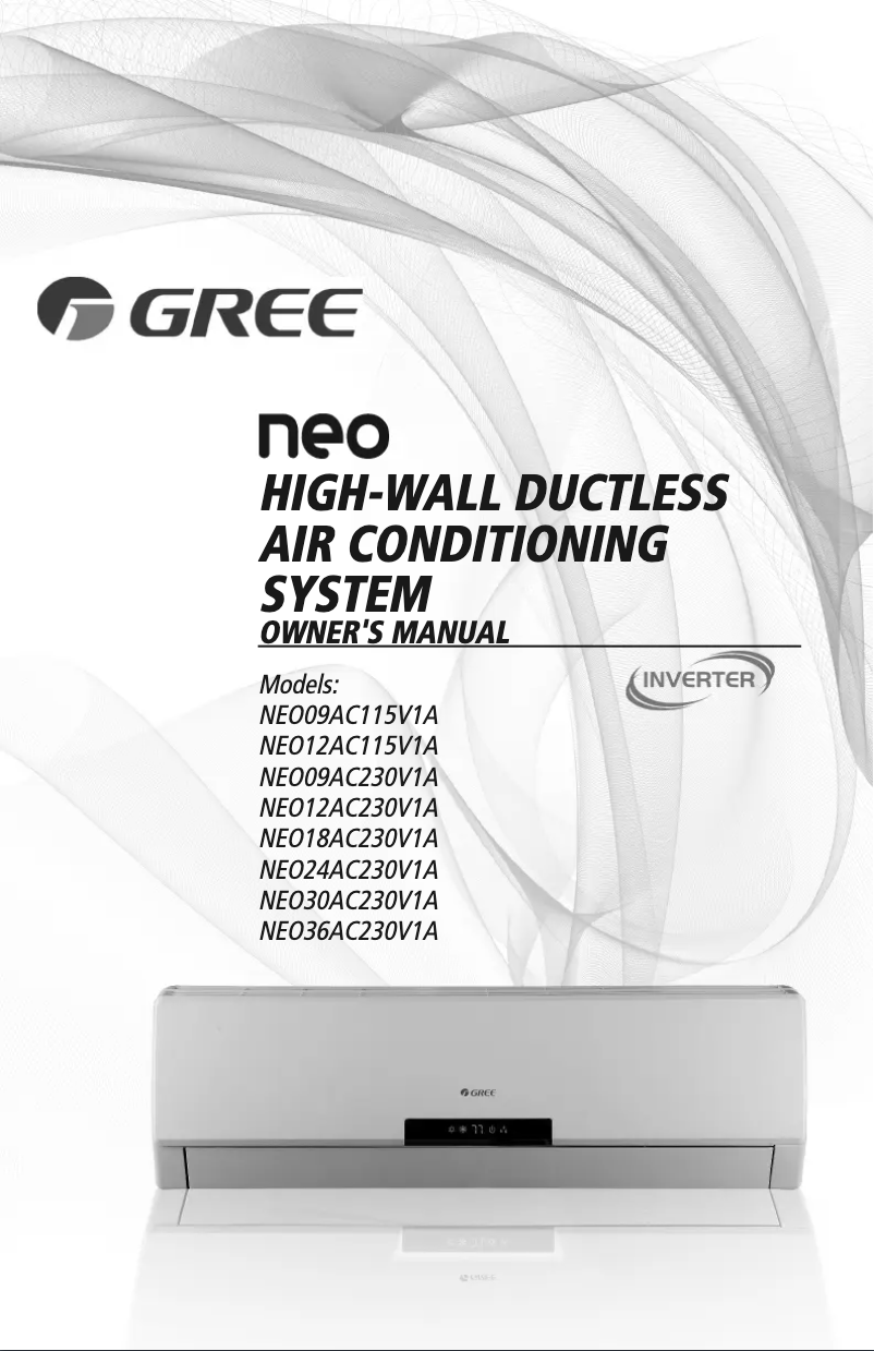 Image de la première page du manuel de l'appareil NEO36AC230V1AH