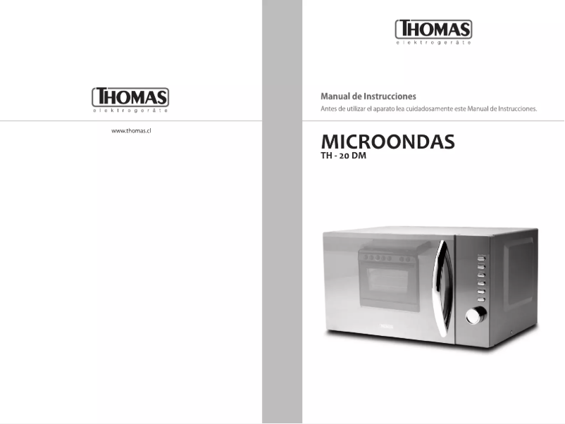 Page n°1 - Manuel utilisateur Thomas TH-20DM