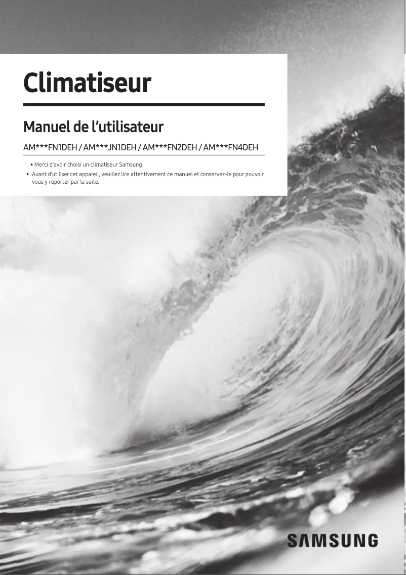 Page 1 de la notice Mode d'emploi Samsung AM090FN4DEH