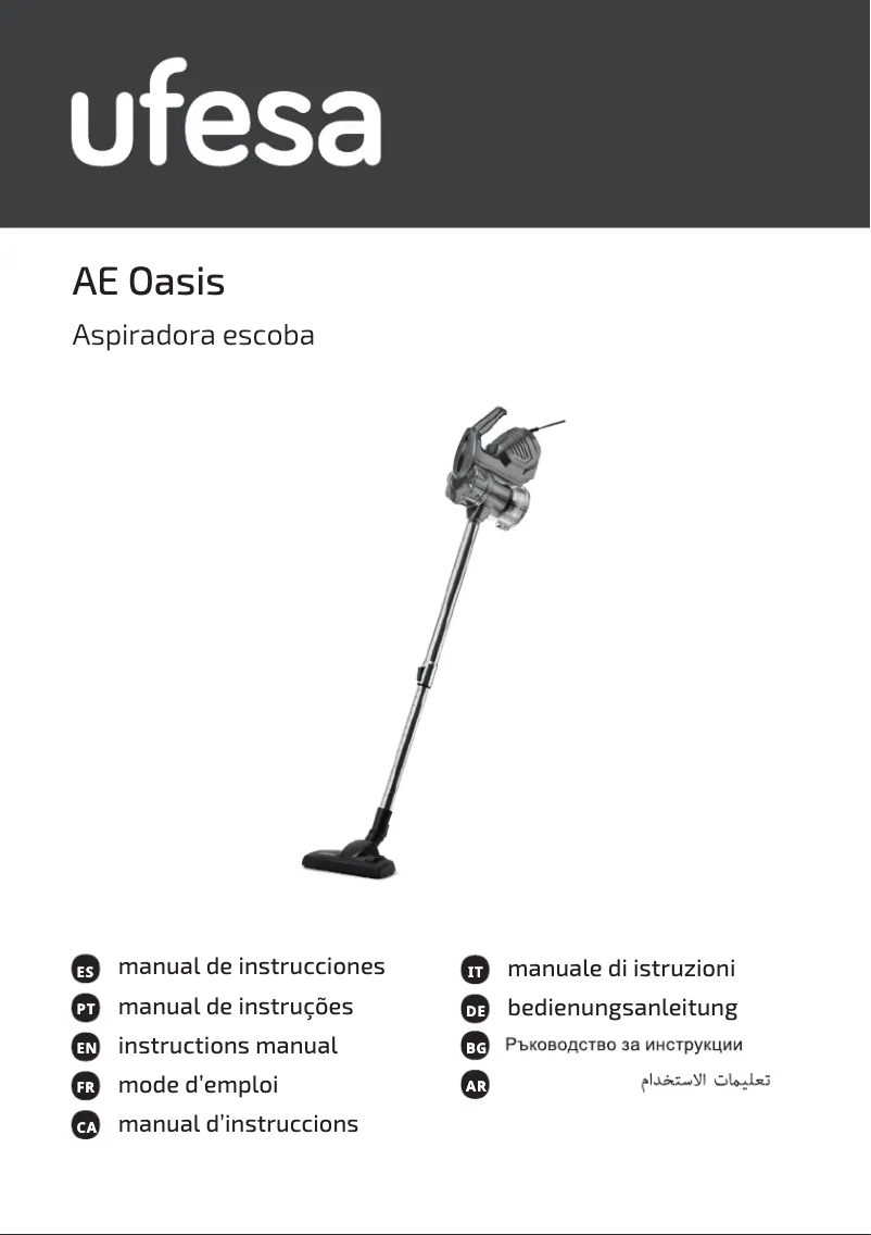 Image de la première page du manuel de l'appareil Oasis