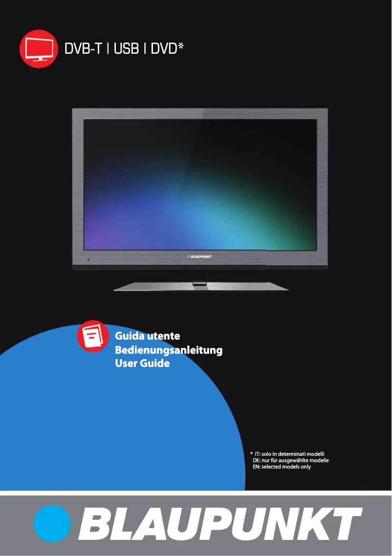 Page n°1 - Manuel utilisateur Blaupunkt BX32V69BTCUE-BOM7A