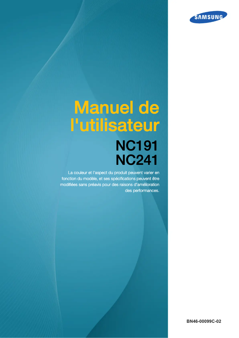 Page 1 de la notice Manuel utilisateur Samsung Zero Client NC241