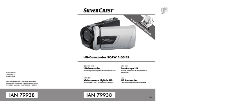 Image de la première page du manuel de l'appareil SCAW 5.00 B2