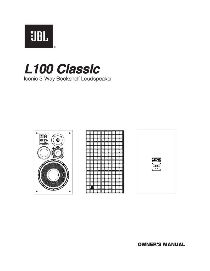 Image de la première page du manuel de l'appareil L100 Classic