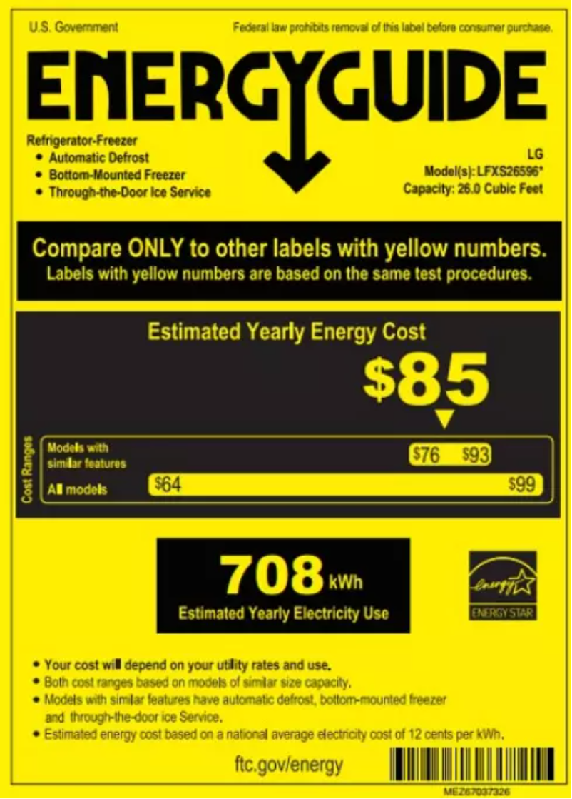 Image de la première page du manuel de l'appareil LFXS26596D