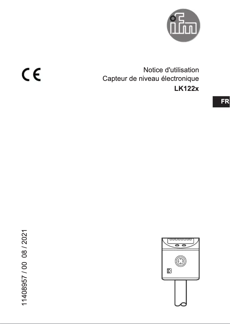 Page 1 de la notice Manuel utilisateur IFM LK1222