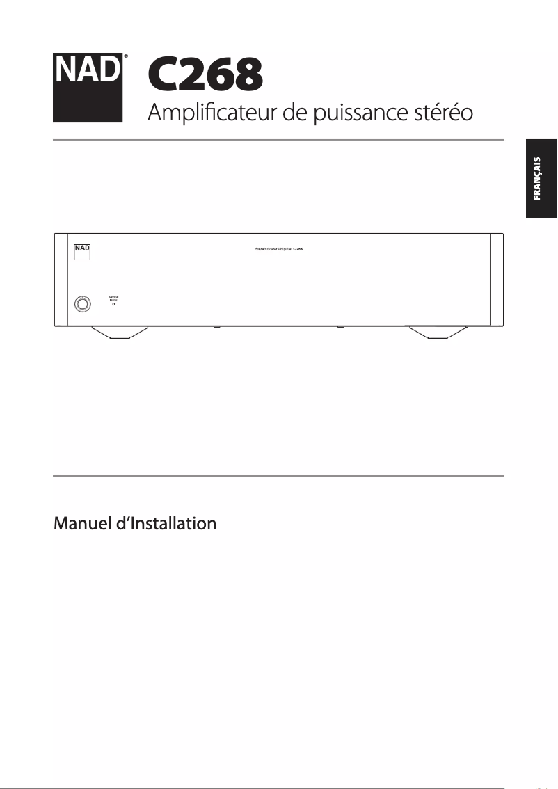 Image de la première page du manuel de l'appareil C 268