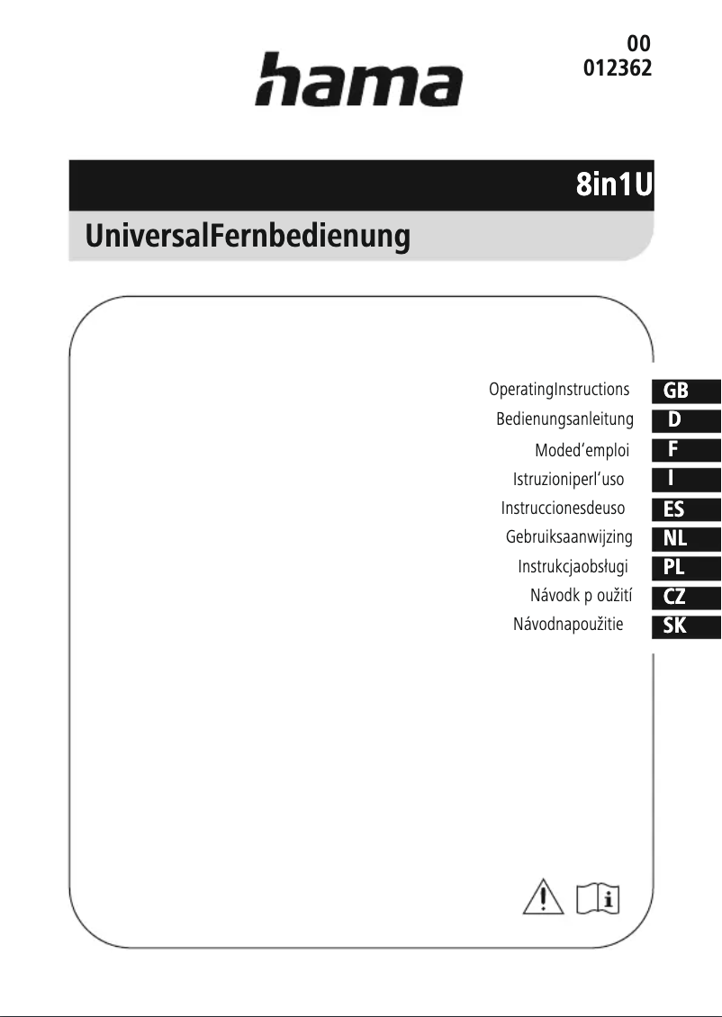 Image de la première page du manuel de l'appareil 8in1 091092
