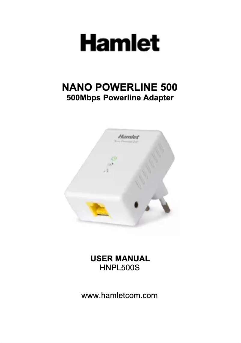 Página 1 del manual Manual de usuario Hamlet HNPL500S