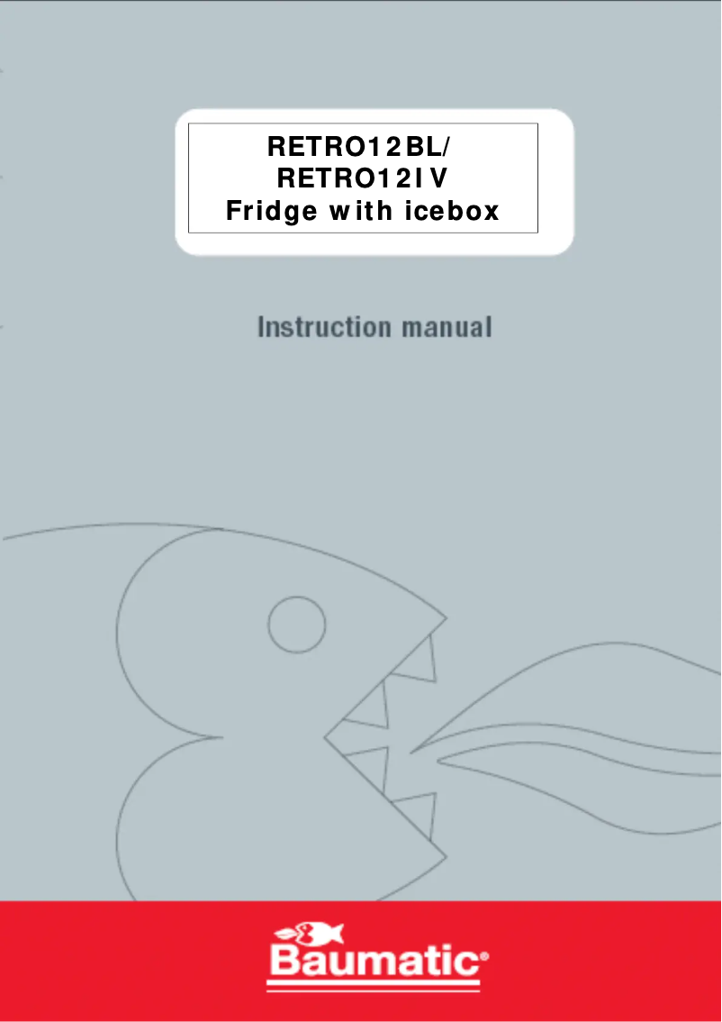 Page n°1 - Manuel utilisateur Baumatic RETRO12IV