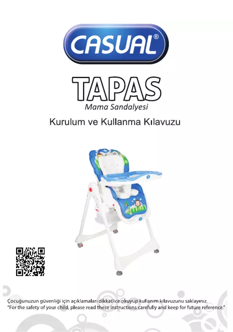 Page 1 de la notice Manuel utilisateur Casual Tapas