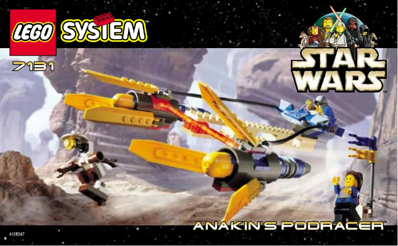 Page n°1 - Manuel utilisateur Lego Anakin's Podracer (TM)