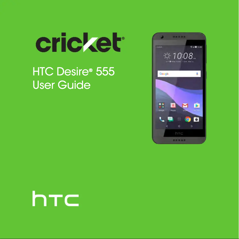 Page 1 de la notice Manuel utilisateur HTC Desire 555