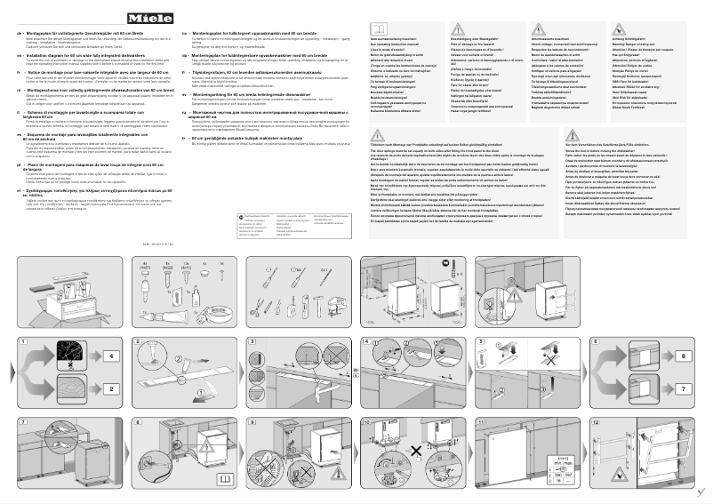Page 1 de la notice Manuel utilisateur Miele G 6583 SCVi K2O