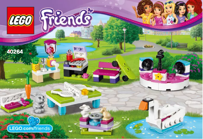 Page 1 de la notice Manuel utilisateur Lego Friends 40264